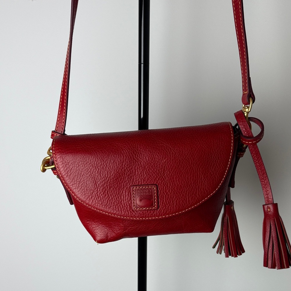 Dooney & Bourke Red Leather Crossbody Bag